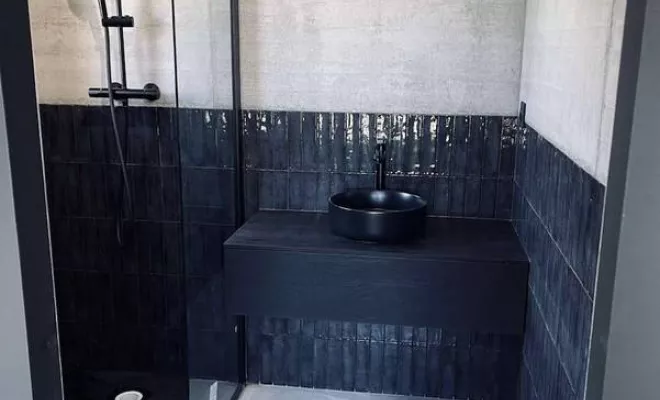 Création de sanitaire, Ghisonaccia, Kitchen Family by AMP